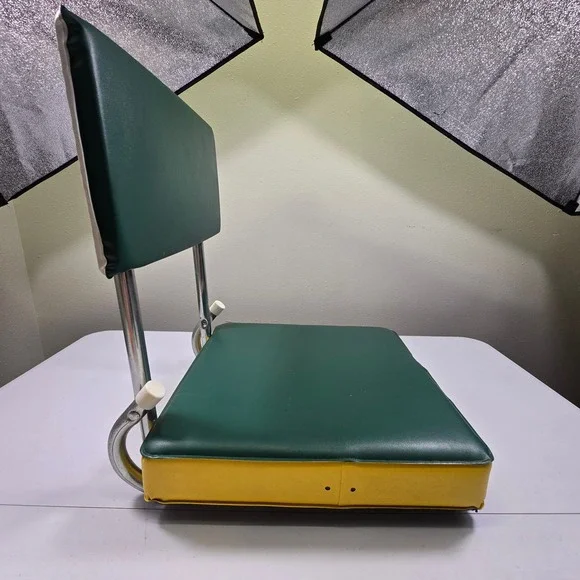 Vintage Green Bay Packers Seat Cushion Chair NFL Football 1993 KR Industries - Picture 9 of 12